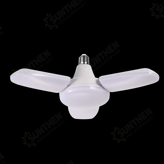 AC95-265V 45W E27 3 Blades Adjustable Deformable LED Garage Light Bulb Foldable Indoor Lamp AC95-265V 45W E27 3 Blades Adjustable Deformable LED Garage Light Bulb Foldable Indoor Lamp