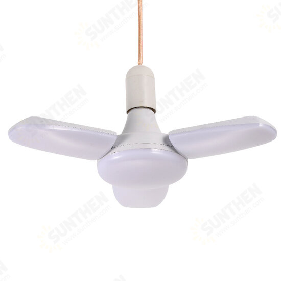AC95-265V 45W E27 3 Blades Adjustable Deformable LED Garage Light Bulb Foldable Indoor Lamp AC95-265V 45W E27 3 Blades Adjustable Deformable LED Garage Light Bulb Foldable Indoor Lamp
