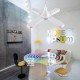 AC95-265V 60W E27 LED Light Bulb Foldable Fan Blade Angle Adjustable Ceiling Lamp for Indoor Decor AC95-265V 60W E27 LED Light Bulb Foldable Fan Blade Angle Adjustable Ceiling Lamp for Indoor Decor