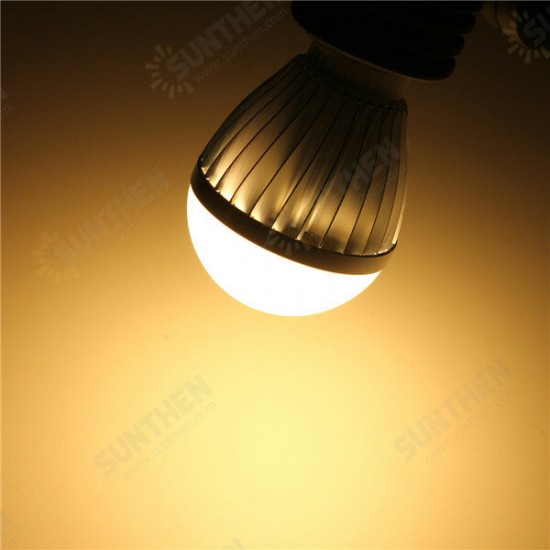 B22/E27 5W 10 SMD 5730 LED Globe Bulb Non-Dimmable Warm White/White Lamp AC 110-240V