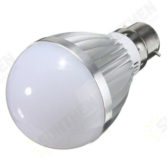 B22/E27 5W 10 SMD 5730 LED Globe Bulb Non-Dimmable Warm White/White Lamp AC 110-240V