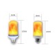 Creative 3 or 4 Mode Gravity Sensor Flame Lights E27 LED Bulb Flame Effect Light Bulb 3W Flickering Emulation Decor Lamp