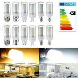 Dimmable E14/E27/G9/GU10/B22/E12 SMD4014 5W LED Corn Bulb Light Home Lamp AC220V Dimmable E14/E27/G9/GU10/B22/E12 SMD4014 5W LED Corn Bulb Light Home Lamp AC220V