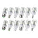 Dimmable E27 E14 E12 B22 GU10 G9 SMD4014 4W LED Corn Bulb Light Lamp AC110V