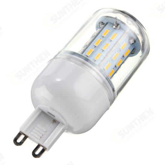 Dimmable E27 E14 E12 B22 GU10 G9 SMD4014 4W LED Corn Bulb Light Lamp AC110V