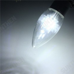 E12/E14/E27 3W Non-Dimmable LED Candle Silver Light Bulb White/Warm White 85-265V E12/E14/E27 3W Non-Dimmable LED Candle Silver Light Bulb White/Warm White 85-265V