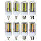 E14 E12 B22 E27 LED 15W 170 SMD 5730 Warm White Whit Fire Cover Corn LED Bulb Light AC220V