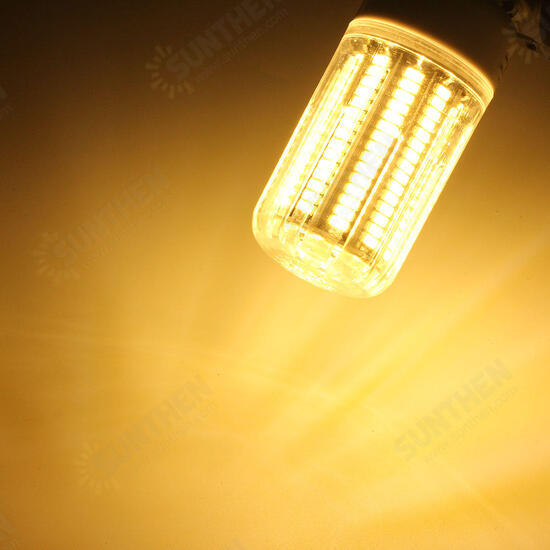 E14 E12 B22 E27 LED 15W 170 SMD 5730 Warm White Whit Fire Cover Corn LED Bulb Light AC220V