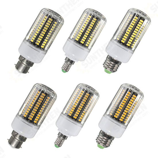 E14 E27 B22 10W 136 SMD 5733 1500LM LED Cover Corn Light Lamp Bulb AC 110V