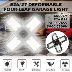 E26 / E27 LED Garage Light Bulb 2835SMD Multifaceted Ceiling Foldable Workshop Lamp Indoor Decoration Lighting E26 / E27 LED Garage Light Bulb 2835SMD Multifaceted Ceiling Foldable Workshop Lamp Indoor Decoration Lighting