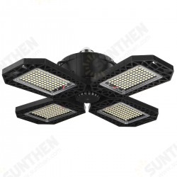 E26/E27 LED 3/4 Blades Folding Garage Light Bulb Deformable Ceiling Lamp Workshop Fixture E26/E27 LED 3/4 Blades Folding Garage Light Bulb Deformable Ceiling Lamp Workshop Fixture