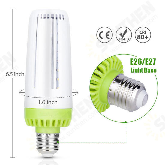 E26/E27 No Flicker 20W 5730SMD Pure White Warm White AC85-265V 60LED Corn Bulb Lamp for Home Garden Basement