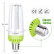 E26/E27 No Flicker 20W 5730SMD Pure White Warm White AC85-265V 60LED Corn Bulb Lamp for Home Garden Basement