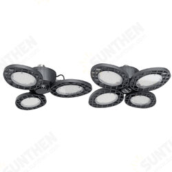 E27 132/176 LED Garage Light Deformable 3/4 Blades Panels Ceiling High Bay Light E27 132/176 LED Garage Light Deformable 3/4 Blades Panels Ceiling High Bay Light