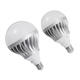 E27 15W 24W SMD5730 Pure White Silver Shell Aluminum LED Global Light Bulb AC85-265V E27 15W 24W SMD5730 Pure White Silver Shell Aluminum LED Global Light Bulb AC85-265V