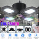 E27 210/280LED Foldable Garage Light bluetooth Music Lamp Workshop Storage Rooms