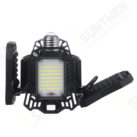 E27 210/280LED Foldable Garage Light bluetooth Music Lamp Workshop Storage Rooms