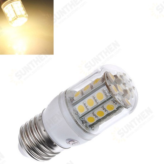 E27 3.2W 300LM Warm White 5050 30 SMD LED Corn Light Lamp Bulbs 220V