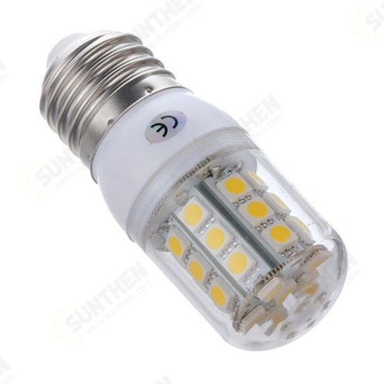 E27 3.2W 300LM Warm White 5050 30 SMD LED Corn Light Lamp Bulbs 220V