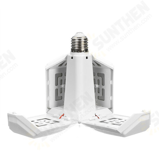 E27 35W Foldable LED Garage Light SMD2835 Deformable Square Four-Leaves Panels Ceiling Lamp AC165-265V E27 35W Foldable LED Garage Light SMD2835 Deformable Square Four-Leaves Panels Ceiling Lamp AC165-265V