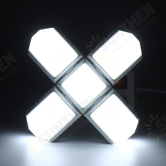 E27 35W Foldable LED Garage Light SMD2835 Deformable Square Four-Leaves Panels Ceiling Lamp AC165-265V E27 35W Foldable LED Garage Light SMD2835 Deformable Square Four-Leaves Panels Ceiling Lamp AC165-265V