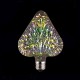 E27 3D Pure White Creative LED Fireworks Decorative Light Bulb Screw Chandelier AC85-265V