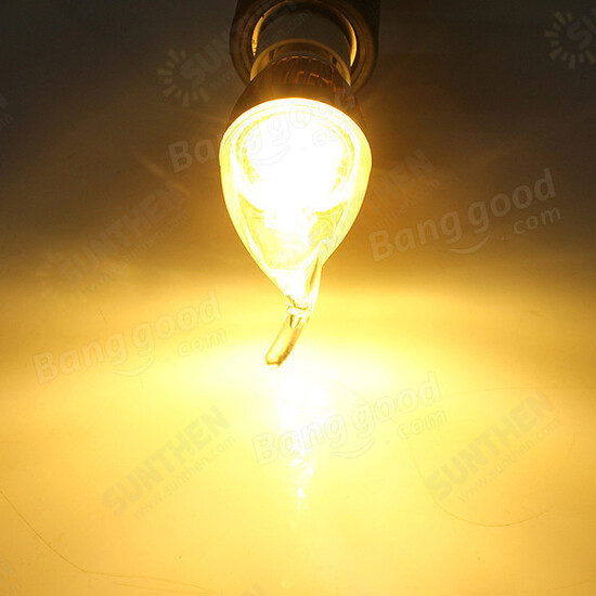 E27 3W AC85-265V White/Warm White Golden Cover LED Candle Light Bulb