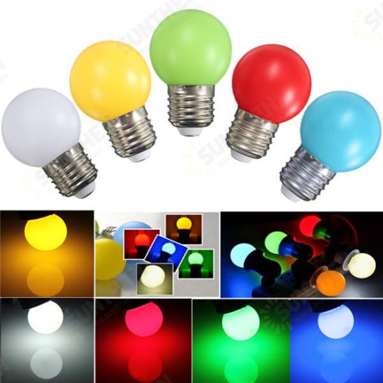 E27 3W PE Frosted LED Globe Colorful White Red Green Blue Yellow Lamp AC110-240V E27 3W PE Frosted LED Globe Colorful White Red Green Blue Yellow Lamp AC110-240V
