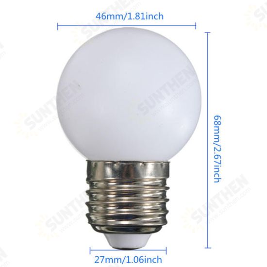E27 3W PE Frosted LED Globe Colorful White Red Green Blue Yellow Lamp AC110-240V E27 3W PE Frosted LED Globe Colorful White Red Green Blue Yellow Lamp AC110-240V
