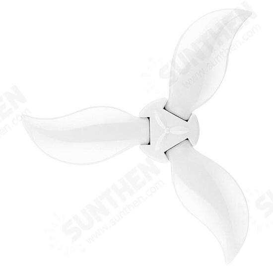 E27 45W LED Bulb Foldable Ceiling Fan Blade Lamp Home Energy Saving Lighting AC85-265V