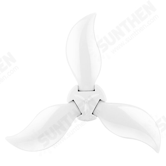 E27 45W LED Bulb Foldable Ceiling Fan Blade Lamp Home Energy Saving Lighting AC85-265V