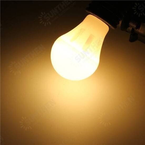 E27 4W COB Globe Light Bulb Warm White/White Non-dimmable 85-265V