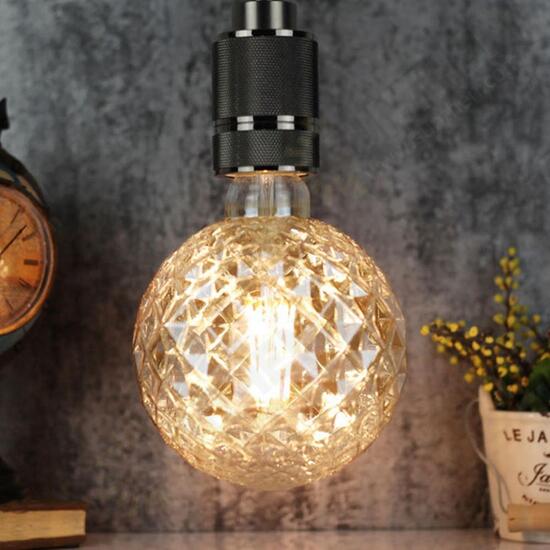 E27 4W G125 Gold Clear Pineapple Non-Dimmable Warm White Edison Retro LED Light Bulb AC220-240V