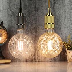 E27 4W G125 Gold Clear Pineapple Non-Dimmable Warm White Edison Retro LED Light Bulb AC220-240V E27 4W G125 Gold Clear Pineapple Non-Dimmable Warm White Edison Retro LED Light Bulb AC220-240V