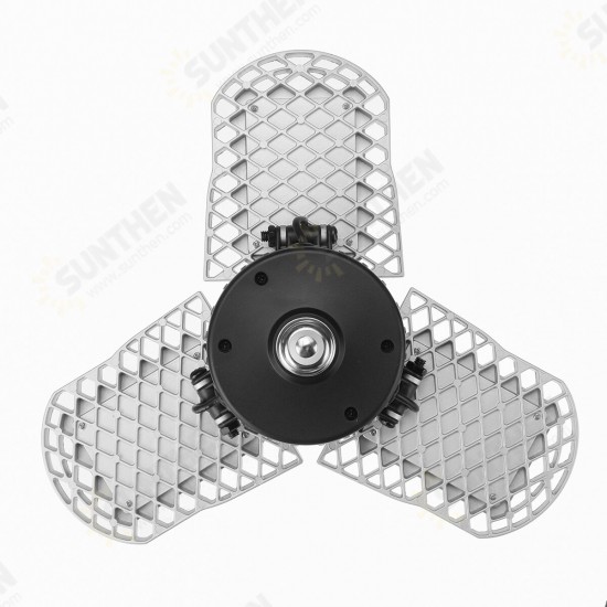 E27 5000K Three Leaf Garage Work Lights Ceiling Deformable Fixture Shop Lamp E27 5000K Three Leaf Garage Work Lights Ceiling Deformable Fixture Shop Lamp
