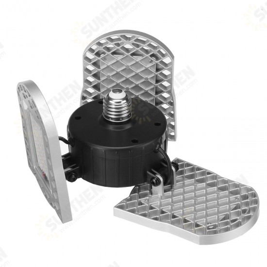 E27 5000K Three Leaf Garage Work Lights Ceiling Deformable Fixture Shop Lamp E27 5000K Three Leaf Garage Work Lights Ceiling Deformable Fixture Shop Lamp