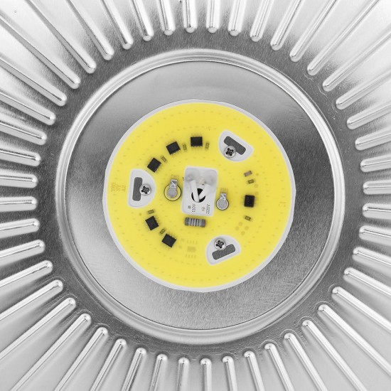 E27 50W UFO LED COB Floodlight Bulb Outdoor Warehouse Industrial Replace Halogen Lamp AC185-240V