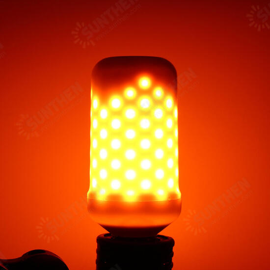 E27 5W 1300K SMD2835 99LEDs Yellow Three Modes Flame Light Bulb AC110-240V E27 5W 1300K SMD2835 99LEDs Yellow Three Modes Flame Light Bulb AC110-240V