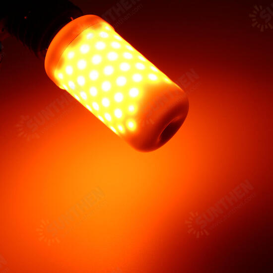 E27 5W 1300K SMD2835 99LEDs Yellow Three Modes Flame Light Bulb AC110-240V E27 5W 1300K SMD2835 99LEDs Yellow Three Modes Flame Light Bulb AC110-240V