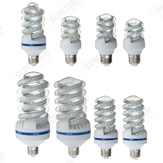 E27 5W-30W LED Spiral Style Ultra Bright Energy Saving White Light Bulb Lamp AC86-245V E27 5W-30W LED Spiral Style Ultra Bright Energy Saving White Light Bulb Lamp AC86-245V