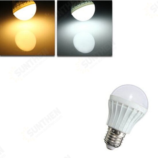 E27 5W 8 SMD 5630 Warm White/White Globe Ball Bulbs Plastic Lamp Lights 220-240V