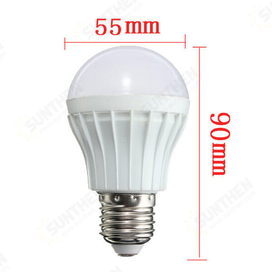 E27 5W 8 SMD 5630 Warm White/White Globe Ball Bulbs Plastic Lamp Lights 220-240V