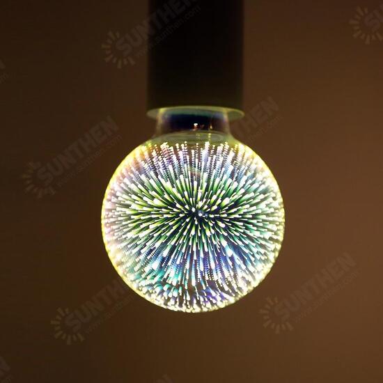 E27 5W SMD2835 LED Warm White 3D Decorative Edison Light Bulbs Holiday Party Lamp AC85-265V