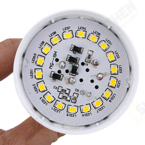 E27 5W White/Warm White 2835 SMD 18LED Light Bulb Lamp 110-130V E27 5W White/Warm White 2835 SMD 18LED Light Bulb Lamp 110-130V