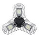 E27 60W 6000LM 144 LED Light Bulb Deformable Adjustable Daylight Shop Ceiling Garage Lamp AC220V