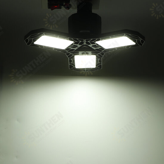 E27 60W Deformable LED Garage Light Foldable Ceiling Lighting High Bay Light Lamp AC85-265V E27 60W Deformable LED Garage Light Foldable Ceiling Lighting High Bay Light Lamp AC85-265V