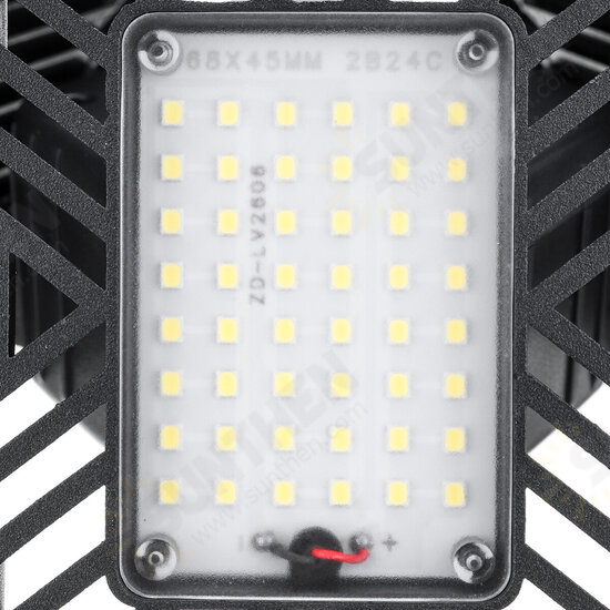 E27 60W LED Garage Lamp Light Bulb Deformable Panels Ceiling High Bay Lighting for Indoor Parking AC85-265V E27 60W LED Garage Lamp Light Bulb Deformable Panels Ceiling High Bay Lighting for Indoor Parking AC85-265V