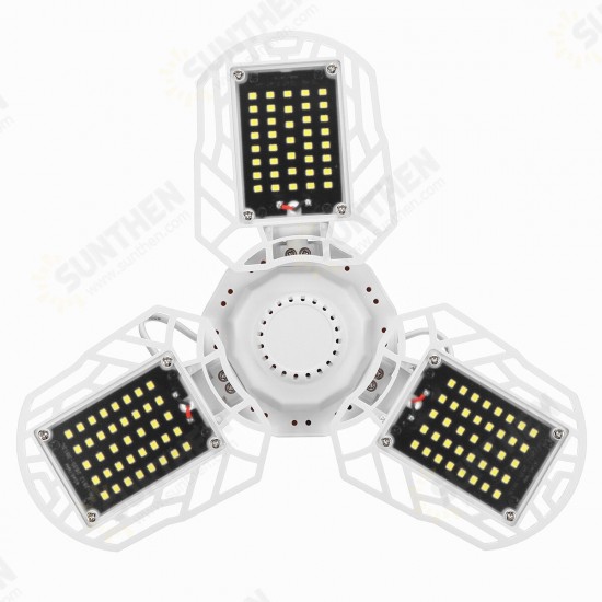 E27 60W LED Garage Lights Deformable Garage Ceiling Light Fixtures Lamp