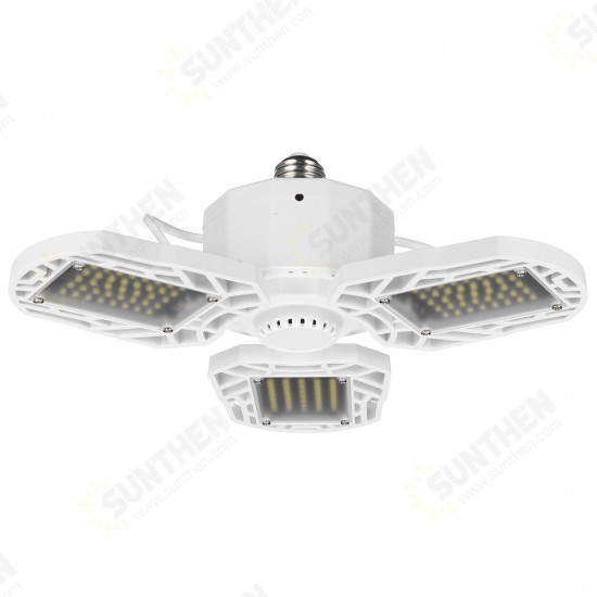 E27 60W LED Garage Lights Deformable Garage Ceiling Light Fixtures Lamp