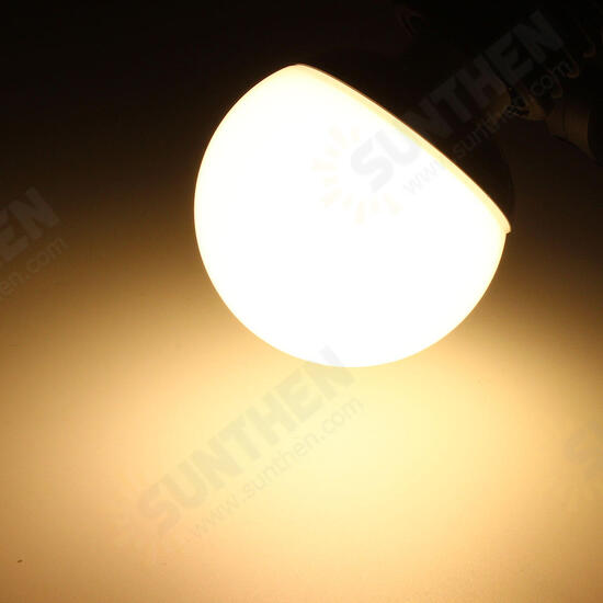 E27 6W 14 SMD 5730 LED Pure White Warm White PC Material Globe Bulb AC85-265V